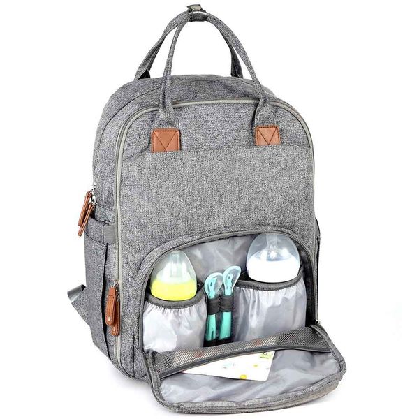 mochila aberta